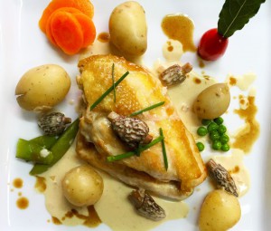 Poulet sauce champignons